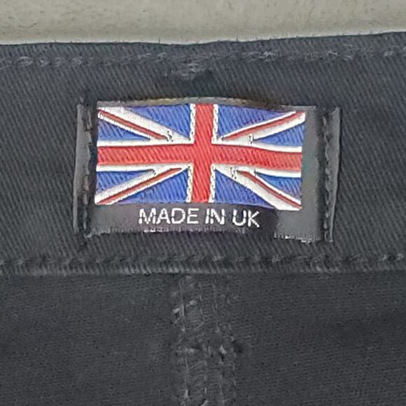 Vintage 90s Ice Cool Denim Maxi Skirt Plus Sz 20/EU 38 Made in UK Grunge Retro - Picture 8 of 11